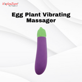 it'spleaZure Egg Plant Vibrating Massager – playful eggplant-shaped pleasure toy